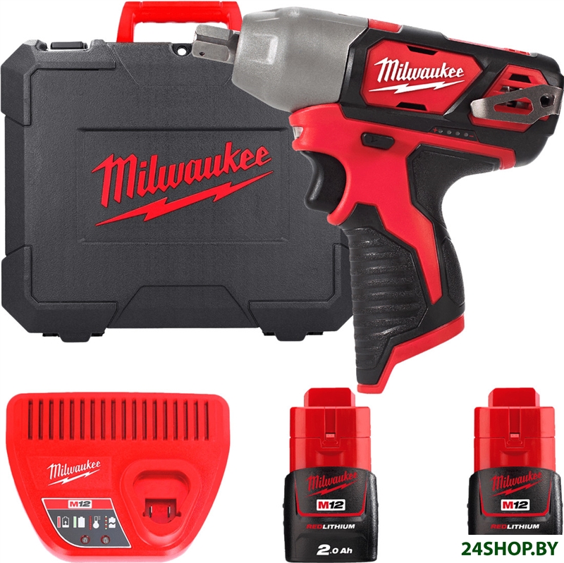 Гайковерт Milwaukee M12 M12BIW12-202C 4933447133 (с 2-мя АКБ, кейс) Гайковерт Milwaukee M12 M12BIW12-202C 4933447133 (с 2-мя АКБ, кейс)