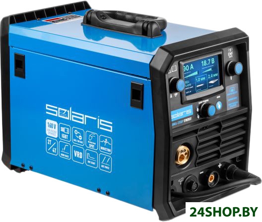 Сварочный инвертор Solaris ALUMIG-230DP Synergy Сварочный инвертор Solaris ALUMIG-230DP Synergy