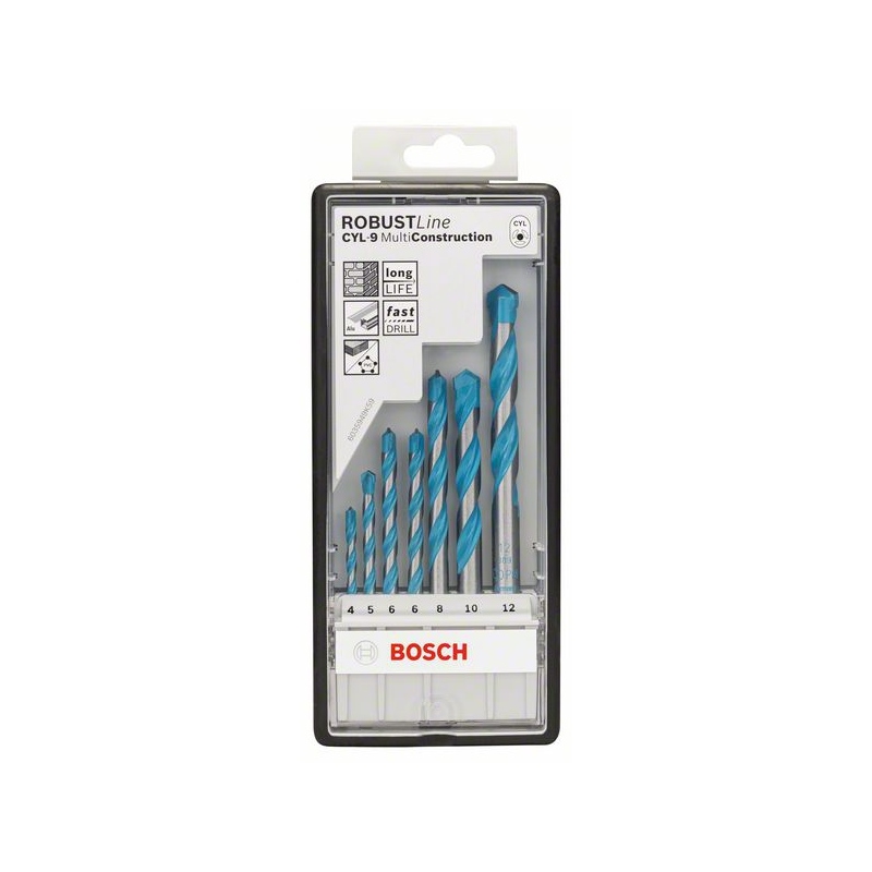 Набор оснастки Bosch 2607010543 7 предметов Набор оснастки Bosch 2607010543 7 предметов