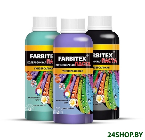 Колеровочная краска Farbitex Паста колеровочная универсальная 0.1 л (медный) Колеровочная краска Farbitex Паста колеровочная универсальная 0.1 л (медный)