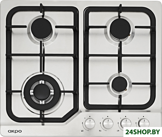 Встраиваемая газовая варочная панель (поверхность) Akpo PGA 604 FXC Встраиваемая газовая варочная панель (поверхность) Akpo PGA 604 FXC
