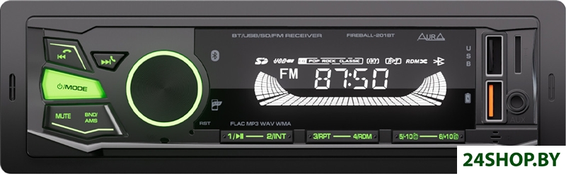 USB-магнитола Aura Fireball-201BT USB-магнитола Aura Fireball-201BT