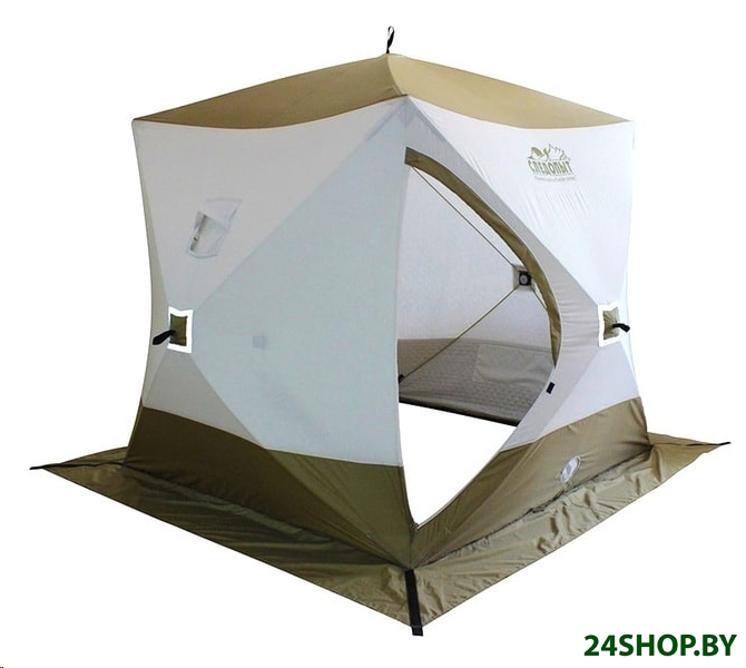 Палатка для зимней рыбалки Следопыт КУБ 4 Premium (белый/оливковый) Палатка для зимней рыбалки Следопыт КУБ 4 Premium (белый/оливковый)