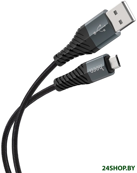 Кабель Hoco X38 microUSB 1 м (черный) Кабель Hoco X38 microUSB 1 м (черный)