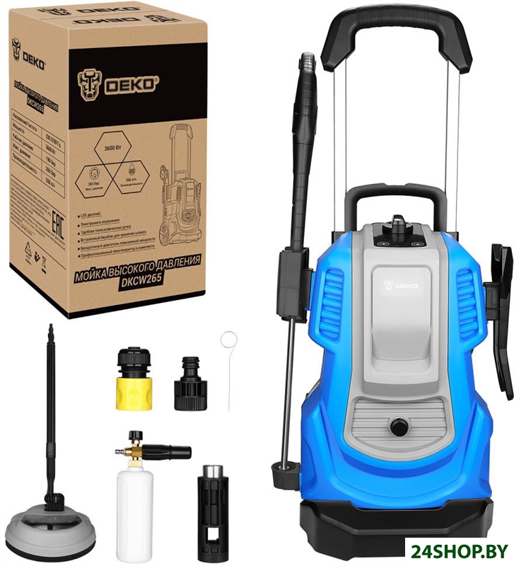 Мойка высокого давления Deko DKCW265 065-4308 Мойка высокого давления Deko DKCW265 065-4308