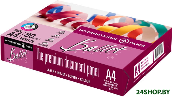 Офисная бумага Ballet Premier A4 (80 г/м2) Офисная бумага Ballet Premier A4 (80 г/м2)