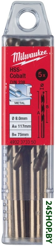 Набор сверл Milwaukee 4932373359 (5 предметов) Набор сверл Milwaukee 4932373359 (5 предметов)