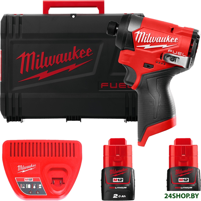 Винтоверт Milwaukee M12 FUEL M12FID2-202X 4933479877 (с 2-мя АКБ, кейс) Винтоверт Milwaukee M12 FUEL M12FID2-202X 4933479877 (с 2-мя АКБ, кейс)