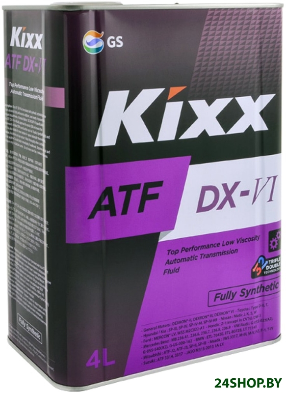 Трансмиссионное масло Kixx ATF DX-VI 4л