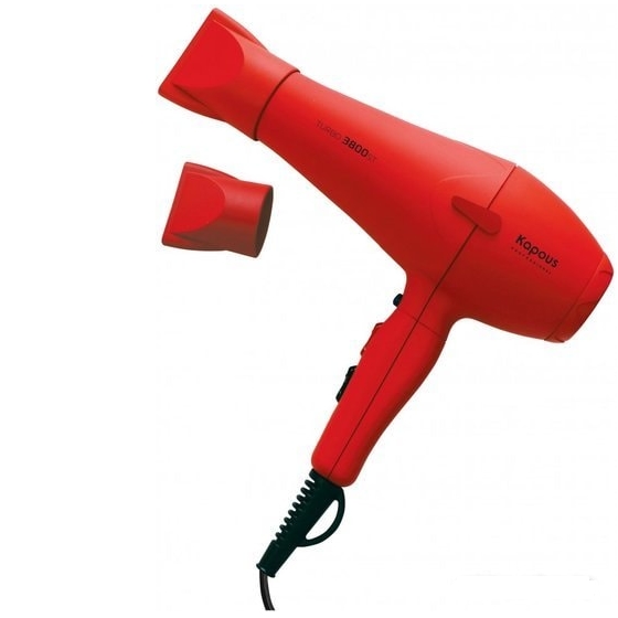 Фен Kapous Professional Turbo 3800ST (красный) Фен Kapous Professional Turbo 3800ST (красный)