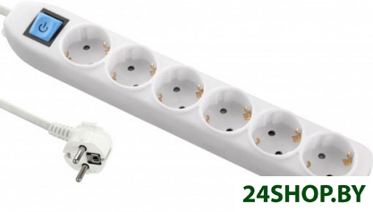 

Удлинитель Electraline 62172 (5 м, белый)