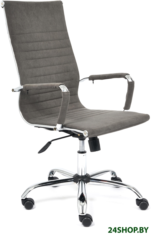 Кресло TetChair Urban (флок, серый) Кресло TetChair Urban (флок, серый)