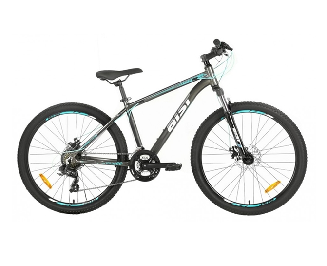 Велосипед Aist Rocky 1.0 Disc 26 2022 (18, серый/синий) Велосипед Aist Rocky 1.0 Disc 26 2022 (18, серый/синий)