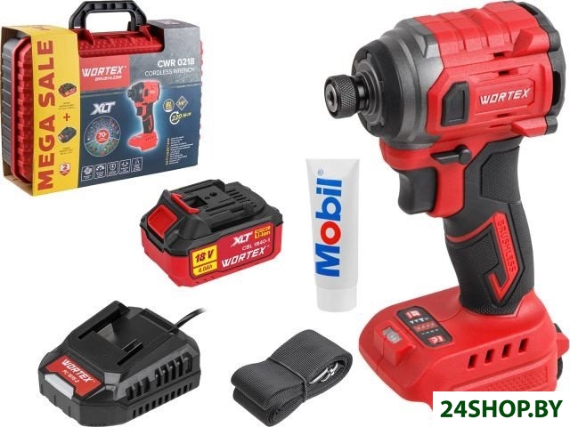 Винтоверт Wortex CWR 0218 1329730 (с 1-им АКБ, кейс) Винтоверт Wortex CWR 0218 1329730 (с 1-им АКБ, кейс)