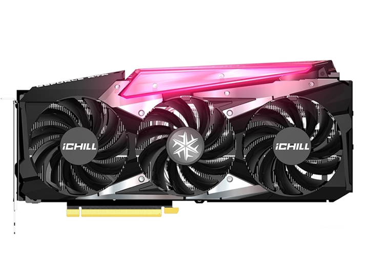 Видеокарта Inno3D GeForce RTX 3060 Ti iChill X3 Red LHR C306T3-08D6X-1671VA39H Видеокарта Inno3D GeForce RTX 3060 Ti iChill X3 Red LHR C306T3-08D6X-1671VA39H