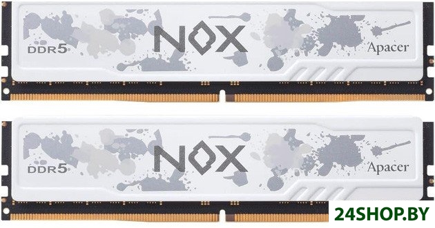 Оперативная память Apacer NOX 2x32ГБ DDR5 6000 МГц AH5U64G60C622MWAA-2 Оперативная память Apacer NOX 2x32ГБ DDR5 6000 МГц AH5U64G60C622MWAA-2