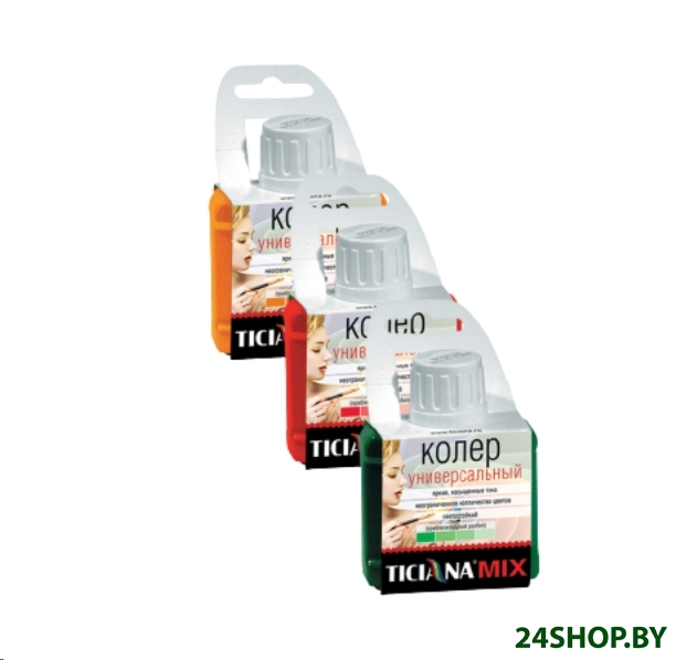 Колеровочная краска Ticiana Микс универсальный 0.08 л (салатовый) (Т2600280) Колеровочная краска Ticiana Микс универсальный 0.08 л (салатовый) (Т2600280)