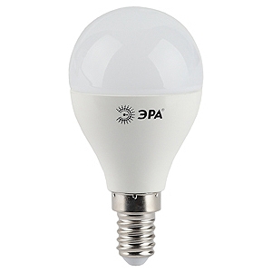 Светодиодная лампочка ЭРА smd P45-7w-827-E14 Светодиодная лампочка ЭРА smd P45-7w-827-E14