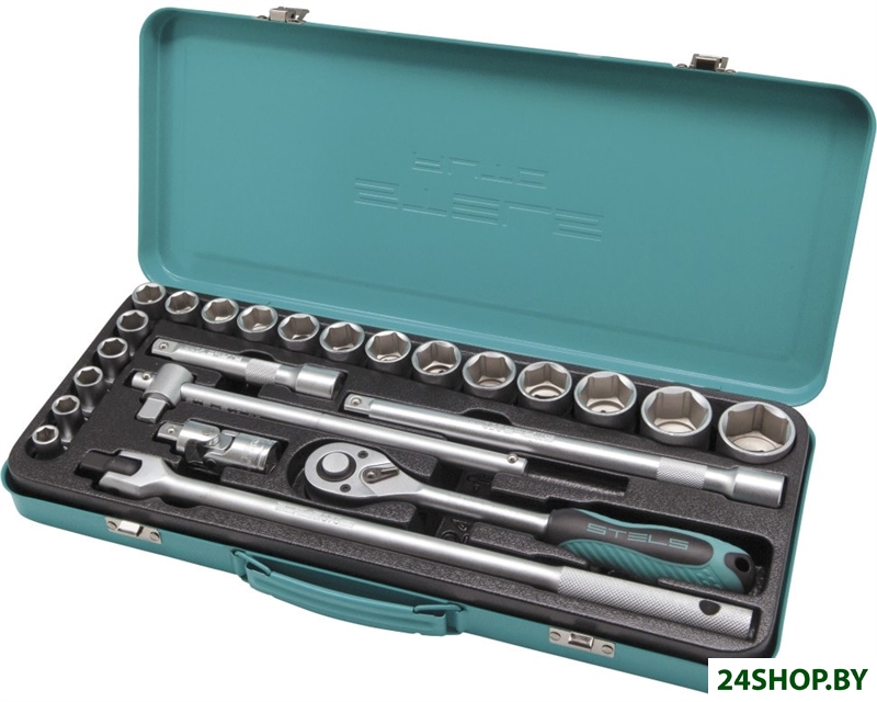 Универсальный набор инструментов Stels 13578 (24 предмета) Универсальный набор инструментов Stels 13578 (24 предмета)