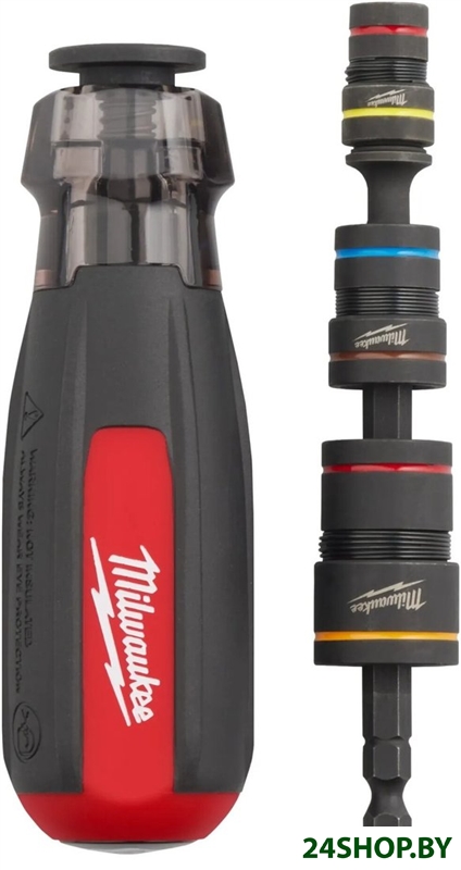 Набор отвертка с битами и головками Milwaukee 4932498179 (6 предметов) Набор отвертка с битами и головками Milwaukee 4932498179 (6 предметов)