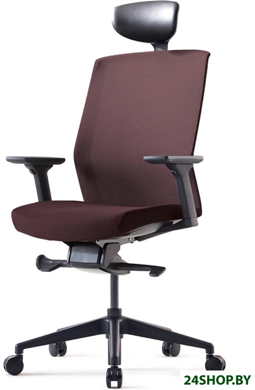 Кресло Bestuhl J1 Black Pl с подголовником (коричневый) Кресло Bestuhl J1 Black Pl с подголовником (коричневый)