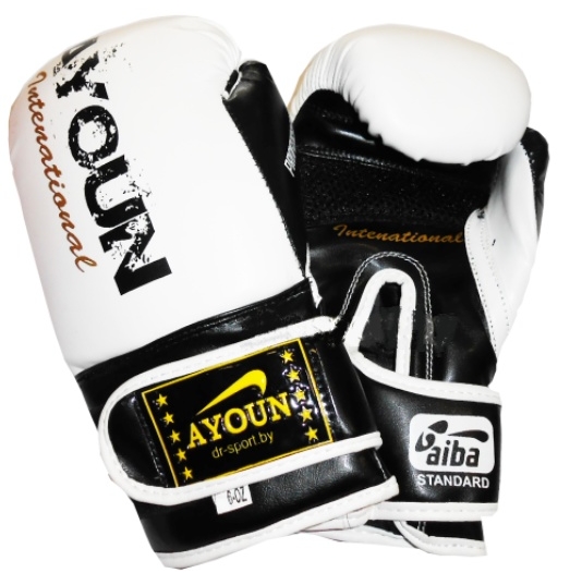 Перчатки боксерские Ayoun DX 850-14 унц. (белые) Перчатки боксерские Ayoun DX 850-14 унц. (белые)
