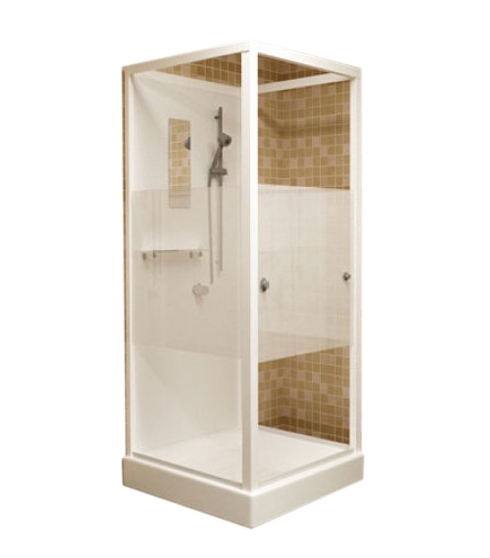 Душевая кабина RGW OLB-206 80x80 (белый/матовое стекло) Душевая кабина RGW OLB-206 80x80 (белый/матовое стекло)