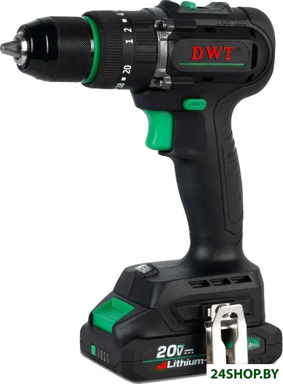 Ударная дрель-шуруповерт DWT DWT ASBP-20 DNG-2 BMC (с 2-мя АКБ, кейс) Ударная дрель-шуруповерт DWT DWT ASBP-20 DNG-2 BMC (с 2-мя АКБ, кейс)