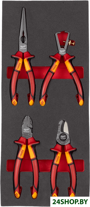Набор пассатижей Milwaukee 4932493250 (4 предмета) Набор пассатижей Milwaukee 4932493250 (4 предмета)