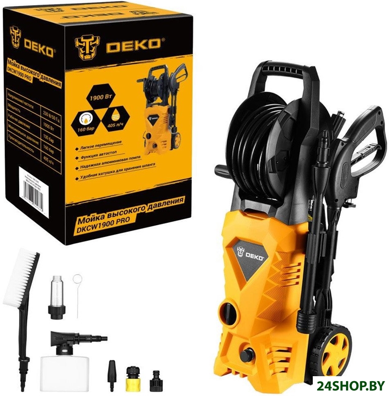 Мойка высокого давления Deko DKCW1900 PRO 085-2028 Мойка высокого давления Deko DKCW1900 PRO 085-2028