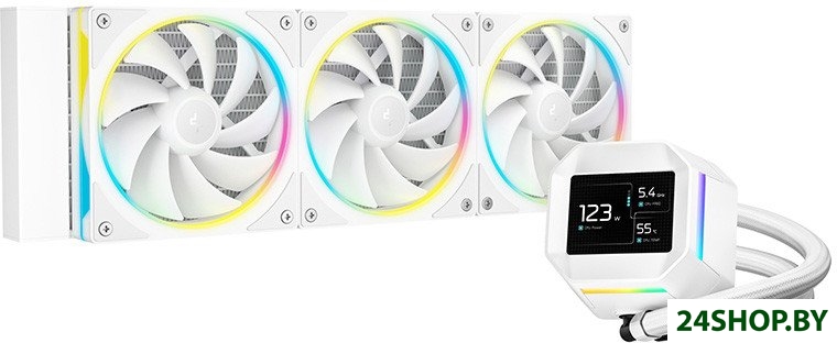 Система жидкостного охлаждения для процессора DeepCool LM360 WH R-LM360-WHDMMC-1 Система жидкостного охлаждения для процессора DeepCool LM360 WH R-LM360-WHDMMC-1