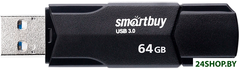 USB Flash SmartBuy Clue 64GB (черный) USB Flash SmartBuy Clue 64GB (черный)