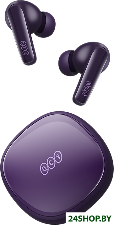 Наушники QCY T13X (фиолетовый) Наушники QCY T13X (фиолетовый)
