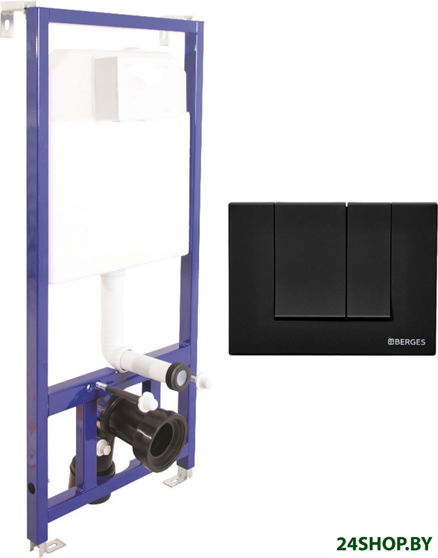 Инсталляция для унитаза Berges Wasserhaus Novum 525 L4 040000+040045 Инсталляция для унитаза Berges Wasserhaus Novum 525 L4 040000+040045