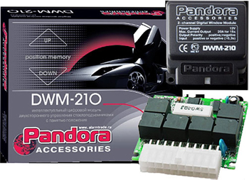 Модуль стеклоподъемника Pandora DWM 210 (память положения)