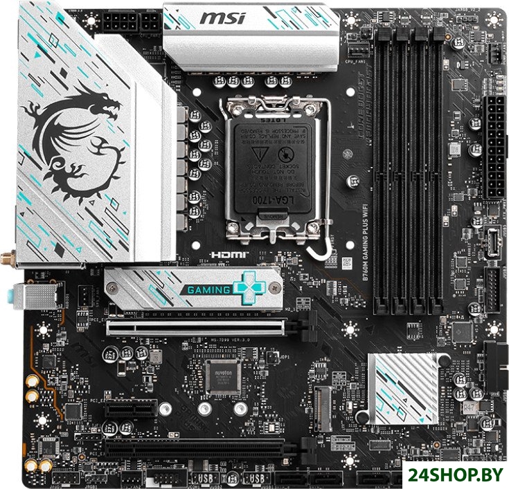 Материнская плата MSI B760M Gaming Plus WiFi Материнская плата MSI B760M Gaming Plus WiFi