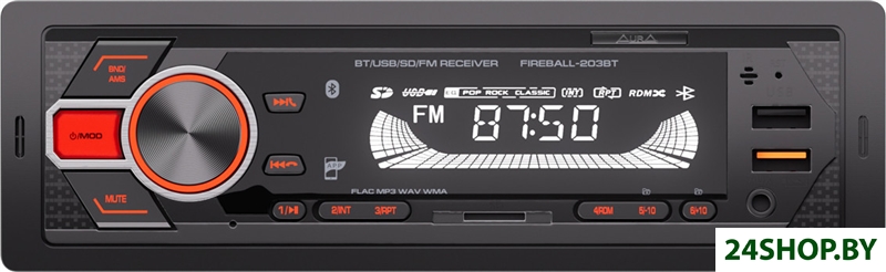 USB-магнитола Aura Fireball-203BT USB-магнитола Aura Fireball-203BT