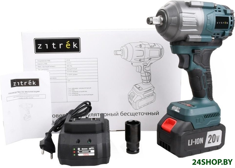 Гайковерт Zitrek Crusher 20 PRO 085-1019 (с 1-им АКБ) Гайковерт Zitrek Crusher 20 PRO 085-1019 (с 1-им АКБ)