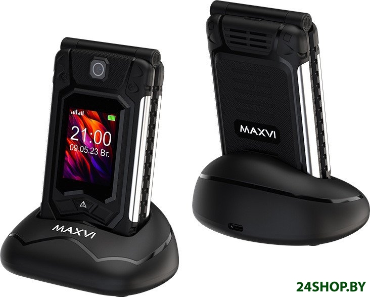Телефон Maxvi E10ds (черный) Телефон Maxvi E10ds (черный)