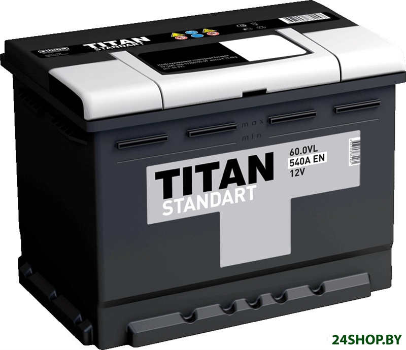 Автомобильный аккумулятор Titan Standart 62.0VL(62 А·ч) Автомобильный аккумулятор Titan Standart 62.0VL(62 А·ч)