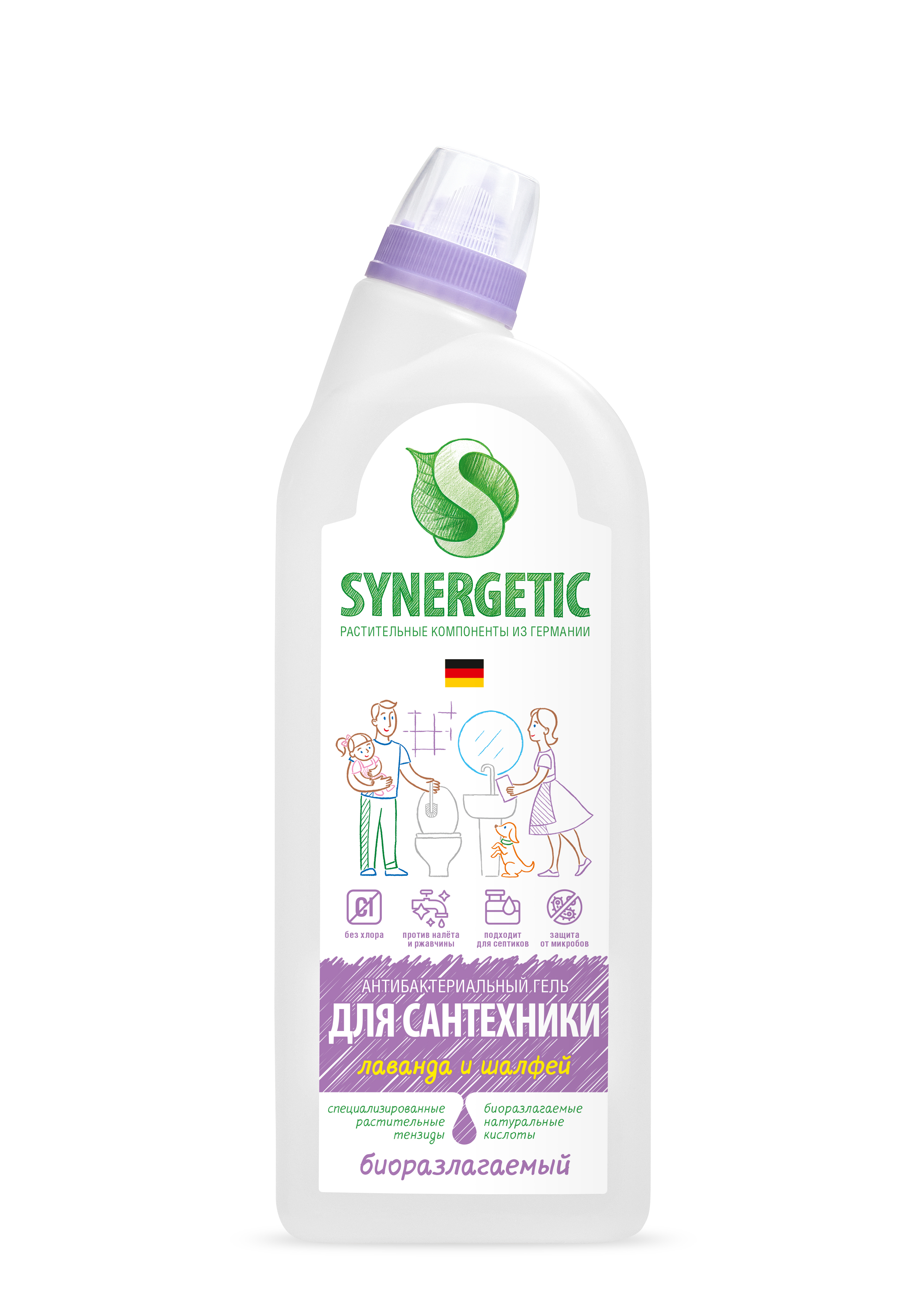 SYNERGETIC Средство для мытья сантехники Сказочная чистота, 0,7 л SYNERGETIC Средство для мытья сантехники Сказочная чистота, 0,7 л
