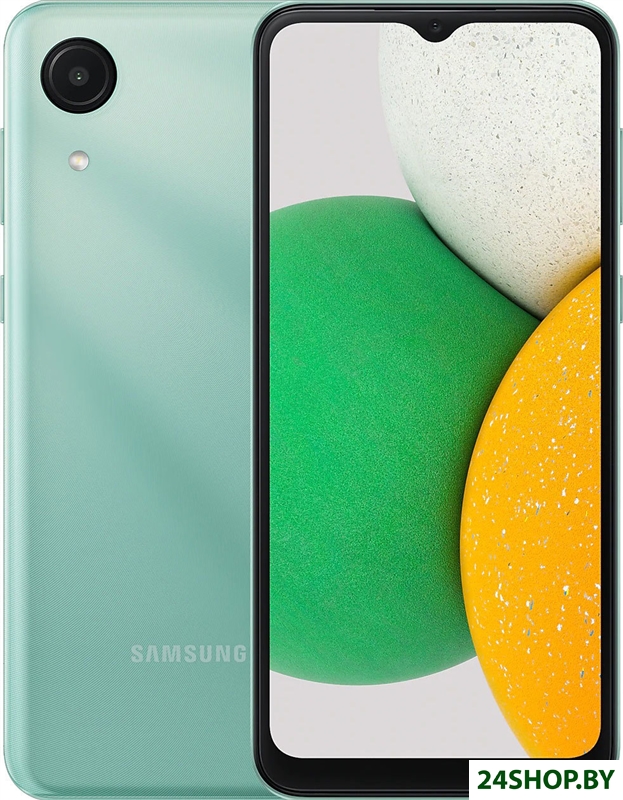 Смартфон Samsung Galaxy A03 Core SM-A032F/DS 2GB/32GB (мятный) Смартфон Samsung Galaxy A03 Core SM-A032F/DS 2GB/32GB (мятный)