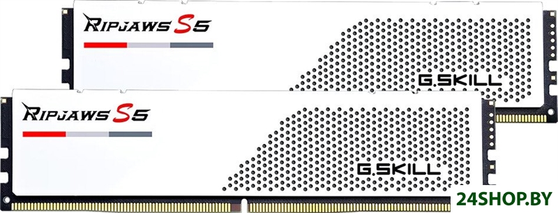 Оперативная память G.Skill Ripjaws S5 2x16ГБ DDR5 6000 МГц F5-6000J3648D16GX2-RS5W Оперативная память G.Skill Ripjaws S5 2x16ГБ DDR5 6000 МГц F5-6000J3648D16GX2-RS5W