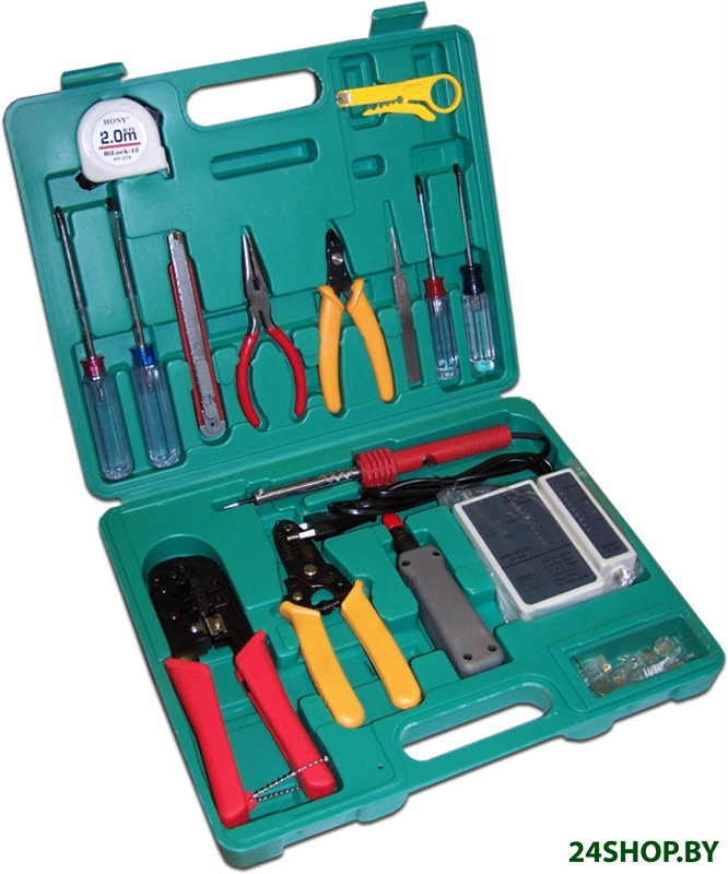 Универсальный набор инструментов Lanmaster LAN-NT-TK/INST (23 предмета) Универсальный набор инструментов Lanmaster LAN-NT-TK/INST (23 предмета)