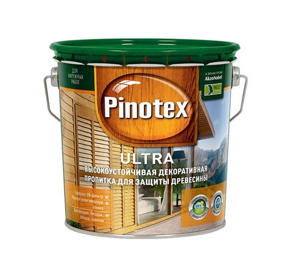 Пропитка Pinotex Ultra 2.7 л (белый) Пропитка Pinotex Ultra 2.7 л (белый)