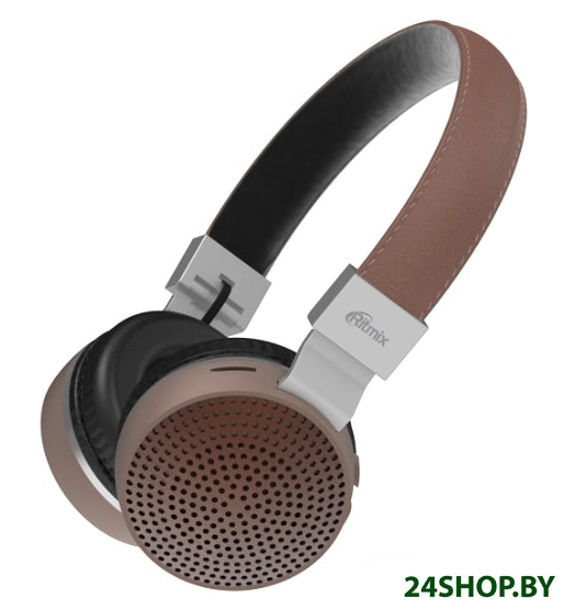 Наушники Ritmix RH-460BTH (коричневый) Наушники Ritmix RH-460BTH (коричневый)