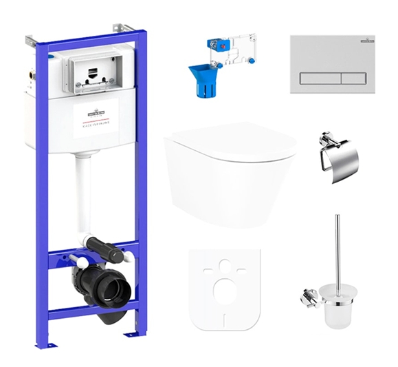 Унитаз Lavinia Boho Relfix Biore Rimless 9 в 1 97010063 (матовый пластик) Унитаз Lavinia Boho Relfix Biore Rimless 9 в 1 97010063 (матовый пластик)