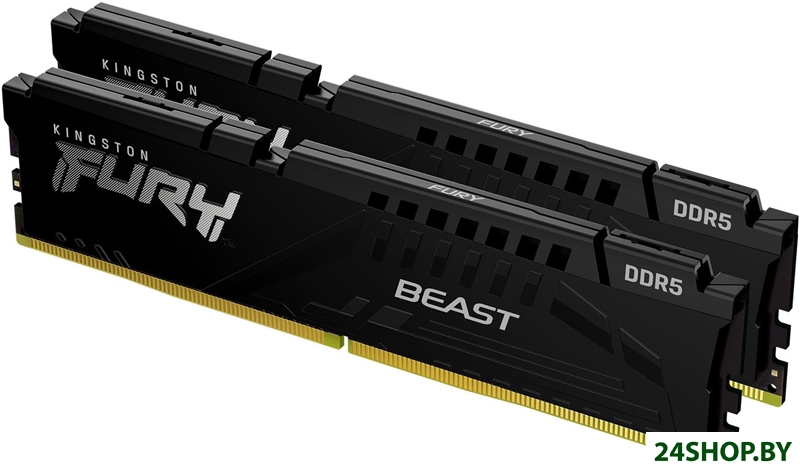 Оперативная память Kingston FURY Beast 2x16ГБ DDR5 6400 МГц KF564C32BBEK2-32 Оперативная память Kingston FURY Beast 2x16ГБ DDR5 6400 МГц KF564C32BBEK2-32