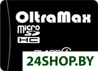 Картинка Карта памяти Oltramax MicroSDHC 8GB Class4 (с адаптером)