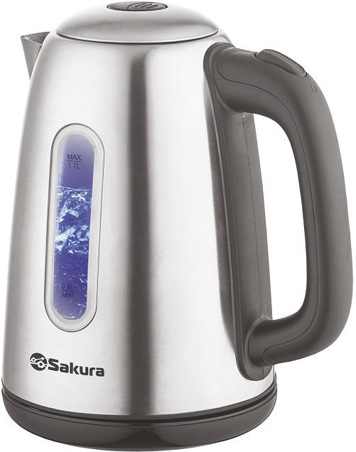 Электрочайник Sakura SA-2163 (нержавеющая сталь/черный) Электрочайник Sakura SA-2163 (нержавеющая сталь/черный)